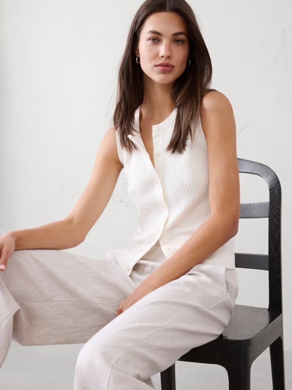 Ribbed Sweater Tank - Picture 3 of 5